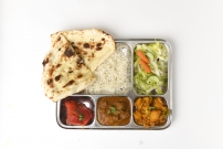 Thali avec Poulet au Cari